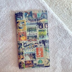 Colorful Stamp Print Women's Wallet